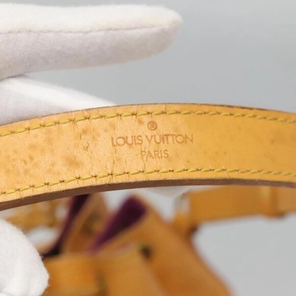 LOUIS VUITTON Epi Petit Noe Shoulder Bag Yellow M44109 LV Auth 130203 - Picture 10 of 16